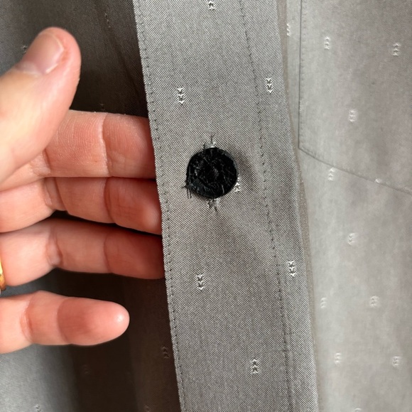 FLYLOW Shirt Men's XL Anderson Gray Button Down Short Sleeve Performance Outdoor - Picture 7 of 10